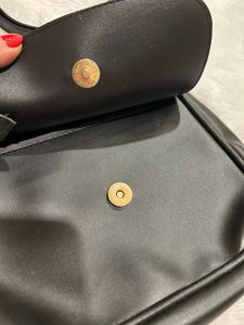 Black Crossbody Bag with Pom-Pom (Brand new Su