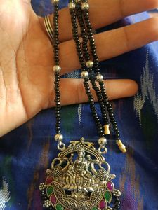 Very Beautiful Lakshmi Black Beads