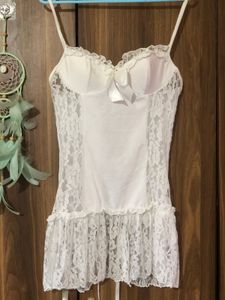White Lace Camisole Slip
