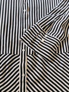 Striped Button-Down Top