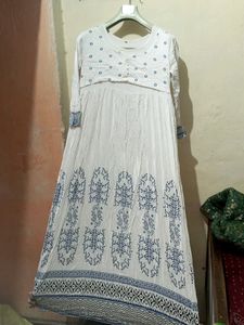Long Cotton Gown One-piece