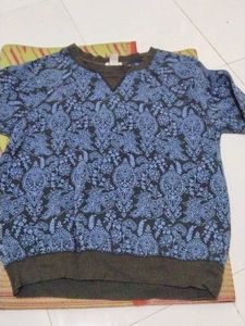 Black &amp; Blue Colour Sweatshirt