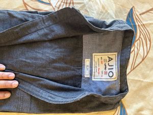 AJIO Charcoal Grey Shirt