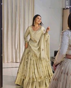 Party Wear Heavy Chinon Silk Lehenga Choli
