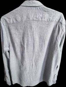 Gray Button-Down Shirt