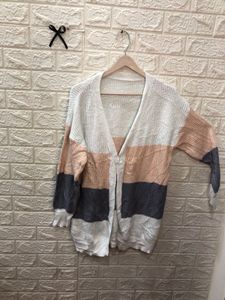 Striped Knit Cardigan🐭