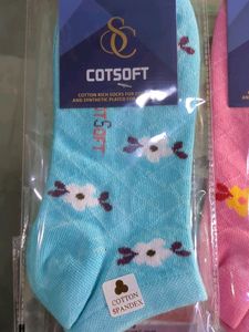 Premium Cotton Women Socks Free Size