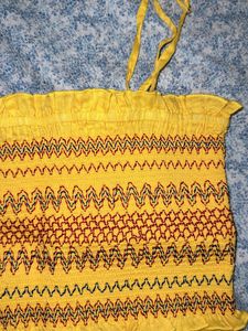 Yellow Tube Top