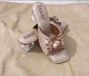 Zaras Heels with Jewel Detail