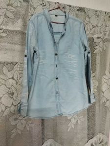 Denim Long Sleeve Shirt