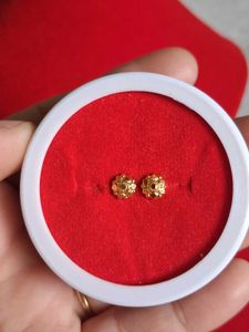 Gold Stud Earrings