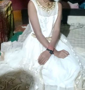 White Net Gown