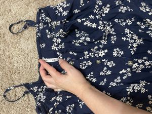 Navy Blue Sleeveless Top