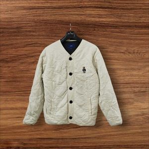 Cream Quilted Jacket