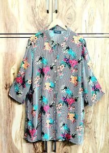 Multicolour Long Shirt Size-48
