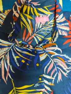 Midi Leaf Print Dress For Women