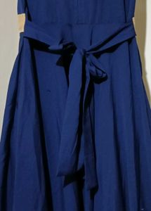 Elegant Navy Blue Dress
