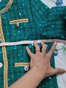 Emerald Tweed Jacket