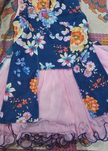Floral Trim Pants