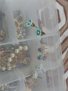 Cute Flower Stud Earring Set