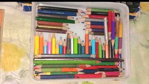 Mixed Art Supplies + Free Blank Book