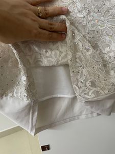 White Embellished Top