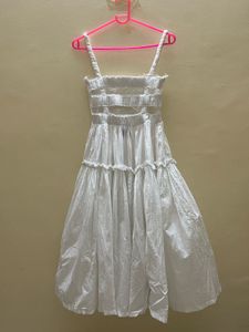 White Sundress with Ruffle Details