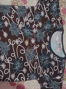 Floral Print Tunic Top