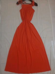 Orange Maxi Dress