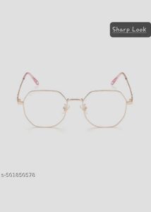Rose Gold Geometric Glasses