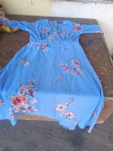Blue Ethnic Gown