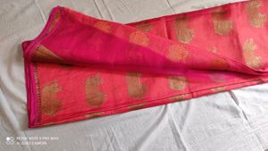 Elephant Printed Beautiful Saree Totally New