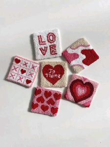 Pink Heart &amp; Bear Coasters