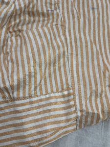 Stripped Orange Blouse