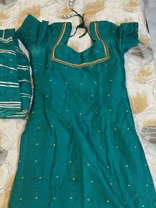 Green Kurta Set