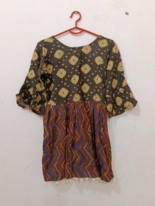 Boho Print Mini Dress