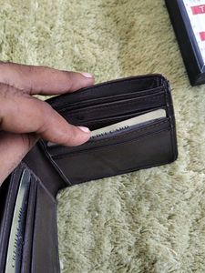 Tommy Hilfiger Brown Leather Wallet