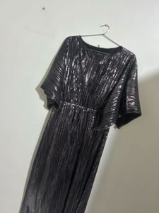 Metallic Maxi Dress