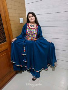 Elegant Blue Lehenga Choli