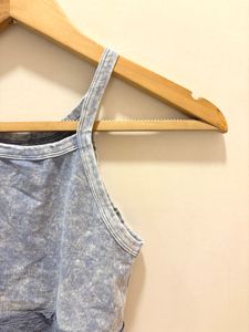 Beautiful Lace Trim Crop Tank
