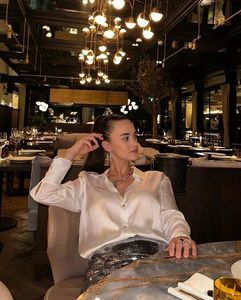 Pintresty Vintage Imported Satin Shirt