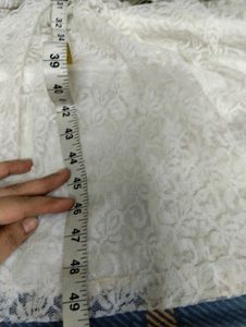 White Net Maxi Dress
