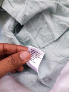 &#34;Bebop Linen-Blend Button-Front Sundress&#34;