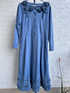 ❌Sale❌winter Pretty Blue Dress