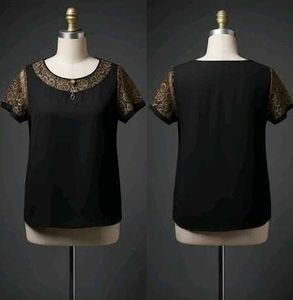 Elegant Black Lace Top