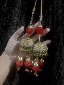 Traditional Red Punjabi Kaleere