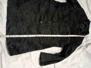 Long Overcoat Dark Grey