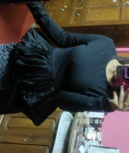 Elegant Black Long Sleeve top