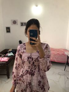Flower Printed Top