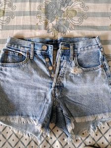 Denim Cut Off Shorts